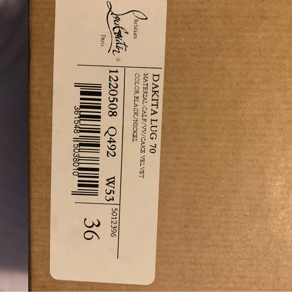 Christian Louboutin Dakita Lug 70 ankle leather boot - Picture 6 of 9